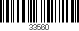 Código de barras (EAN, GTIN, SKU, ISBN): '33560'