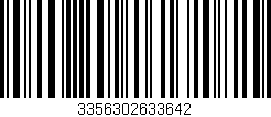 Código de barras (EAN, GTIN, SKU, ISBN): '3356302633642'