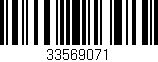 Código de barras (EAN, GTIN, SKU, ISBN): '33569071'