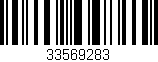 Código de barras (EAN, GTIN, SKU, ISBN): '33569283'