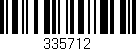 Código de barras (EAN, GTIN, SKU, ISBN): '335712'