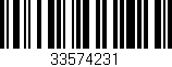 Código de barras (EAN, GTIN, SKU, ISBN): '33574231'
