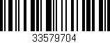 Código de barras (EAN, GTIN, SKU, ISBN): '33579704'