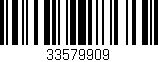 Código de barras (EAN, GTIN, SKU, ISBN): '33579909'