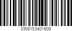 Código de barras (EAN, GTIN, SKU, ISBN): '3358153401609'