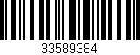 Código de barras (EAN, GTIN, SKU, ISBN): '33589384'