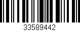 Código de barras (EAN, GTIN, SKU, ISBN): '33589442'