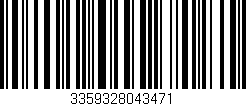 Código de barras (EAN, GTIN, SKU, ISBN): '3359328043471'