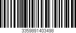 Código de barras (EAN, GTIN, SKU, ISBN): '3359891403498'