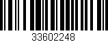 Código de barras (EAN, GTIN, SKU, ISBN): '33602248'