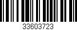 Código de barras (EAN, GTIN, SKU, ISBN): '33603723'