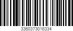 Código de barras (EAN, GTIN, SKU, ISBN): '3360373016334'