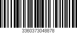 Código de barras (EAN, GTIN, SKU, ISBN): '3360373048878'