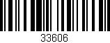 Código de barras (EAN, GTIN, SKU, ISBN): '33606'