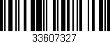 Código de barras (EAN, GTIN, SKU, ISBN): '33607327'