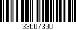 Código de barras (EAN, GTIN, SKU, ISBN): '33607390'