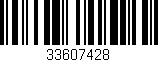 Código de barras (EAN, GTIN, SKU, ISBN): '33607428'
