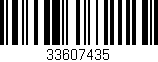 Código de barras (EAN, GTIN, SKU, ISBN): '33607435'