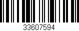 Código de barras (EAN, GTIN, SKU, ISBN): '33607594'