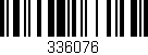 Código de barras (EAN, GTIN, SKU, ISBN): '336076'