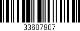 Código de barras (EAN, GTIN, SKU, ISBN): '33607907'