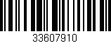 Código de barras (EAN, GTIN, SKU, ISBN): '33607910'