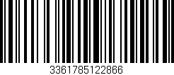 Código de barras (EAN, GTIN, SKU, ISBN): '3361785122866'