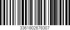 Código de barras (EAN, GTIN, SKU, ISBN): '3361802678307'