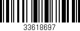Código de barras (EAN, GTIN, SKU, ISBN): '33618697'