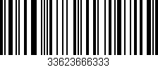 Código de barras (EAN, GTIN, SKU, ISBN): '33623666333'