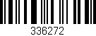 Código de barras (EAN, GTIN, SKU, ISBN): '336272'