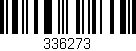 Código de barras (EAN, GTIN, SKU, ISBN): '336273'