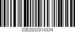 Código de barras (EAN, GTIN, SKU, ISBN): '3362932914334'