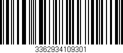 Código de barras (EAN, GTIN, SKU, ISBN): '3362934109301'