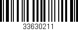 Código de barras (EAN, GTIN, SKU, ISBN): '33630211'