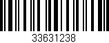 Código de barras (EAN, GTIN, SKU, ISBN): '33631238'