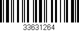Código de barras (EAN, GTIN, SKU, ISBN): '33631264'