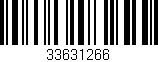 Código de barras (EAN, GTIN, SKU, ISBN): '33631266'