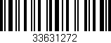 Código de barras (EAN, GTIN, SKU, ISBN): '33631272'