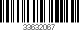 Código de barras (EAN, GTIN, SKU, ISBN): '33632067'