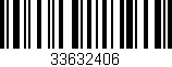 Código de barras (EAN, GTIN, SKU, ISBN): '33632406'