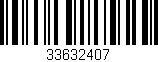 Código de barras (EAN, GTIN, SKU, ISBN): '33632407'