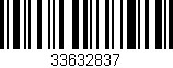 Código de barras (EAN, GTIN, SKU, ISBN): '33632837'