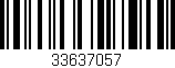 Código de barras (EAN, GTIN, SKU, ISBN): '33637057'
