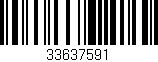 Código de barras (EAN, GTIN, SKU, ISBN): '33637591'
