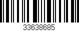 Código de barras (EAN, GTIN, SKU, ISBN): '33638685'