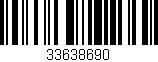 Código de barras (EAN, GTIN, SKU, ISBN): '33638690'