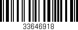 Código de barras (EAN, GTIN, SKU, ISBN): '33646918'