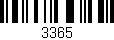 Código de barras (EAN, GTIN, SKU, ISBN): '3365'
