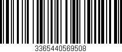 Código de barras (EAN, GTIN, SKU, ISBN): '3365440569508'
